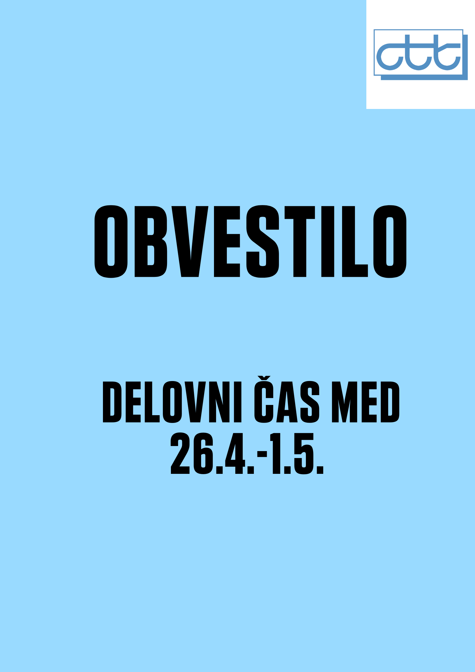 Obvestilo