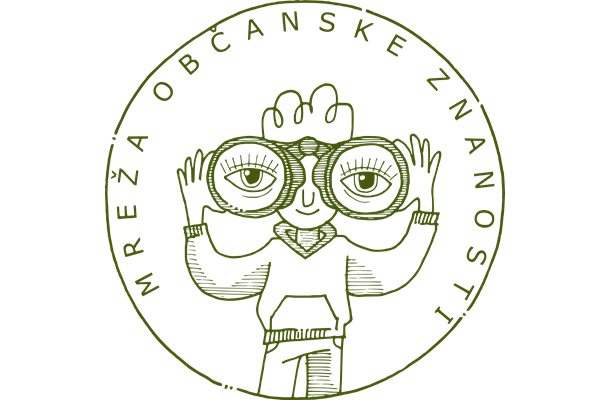 Logo Občanske znanosti.